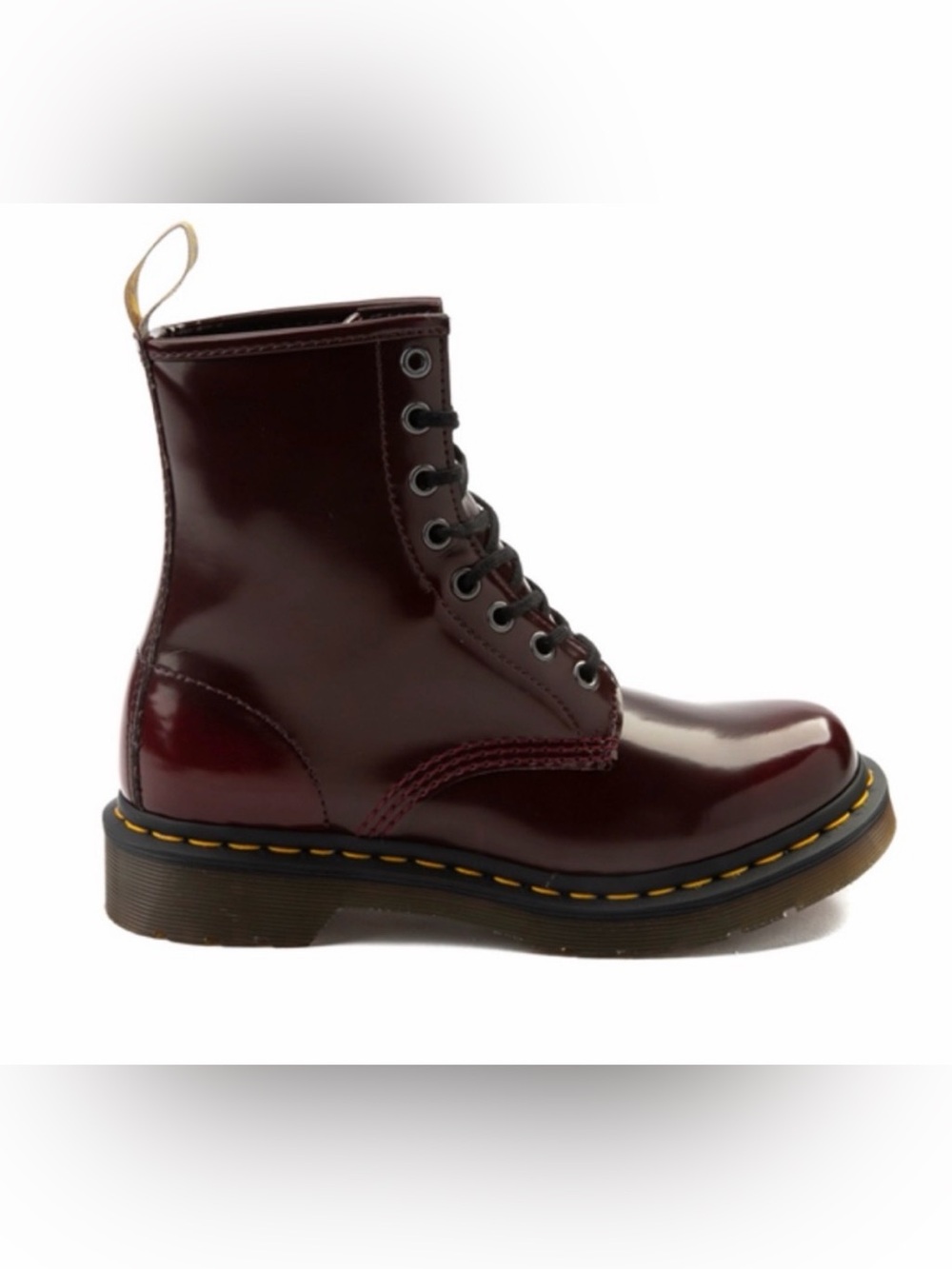 Dr Martens 1460 8-eye Vegan Burgundy Boot